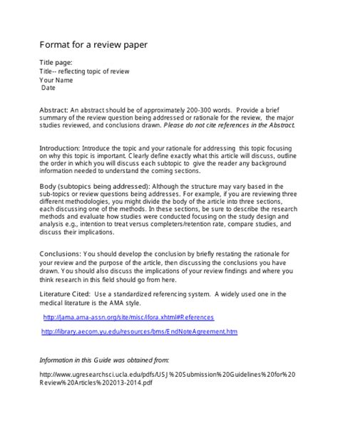 Draft of Review Paper Outline Example 的图像结果