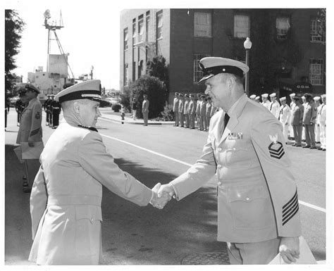DCC Clyde Allen, USCG; Retirement Ceremony, 1965