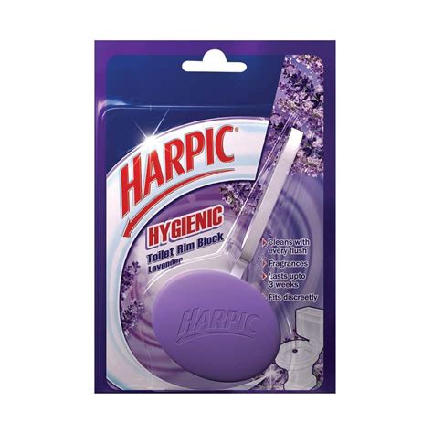 Harpic Hygienic Toilet Cleaner Rim Block, Lavender - 26 g | India's # 1 ...