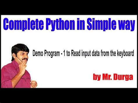 Image result for Durga Sir Python Tutorial