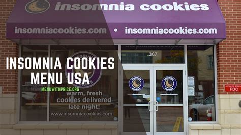 Insomnia Cookies Menu With Prices 2026 USA (UPDATED) - Menu with Prices