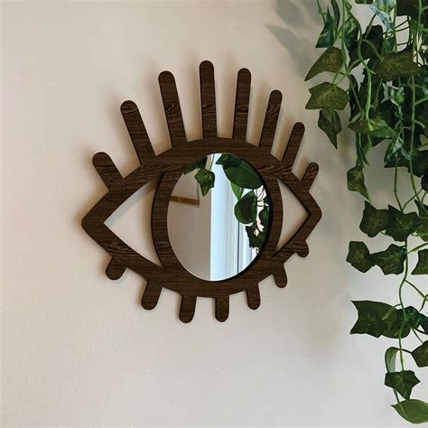 Buy Creative Arts n Frames 16x15 inch Eye Shaped Wooden Decorative Wall ...