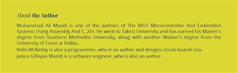 The 8051 Microcontrollers & Embedded Systems, 2e : MAZIDI: Amazon.in: Books