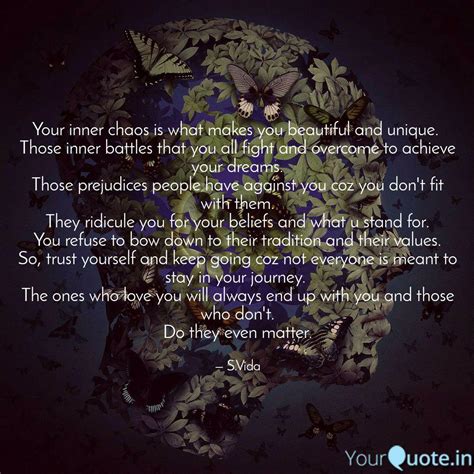 Your inner chaos is what ... | Quotes & Writings by Sunny Gill | YourQuote