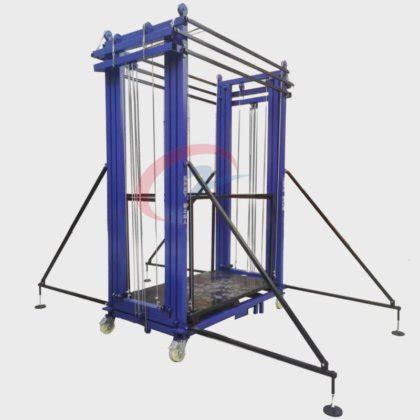 Collapsible electric scaffolding Portable safe customizable mobile ...