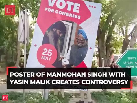 Delhi Police remove poster of Manmohan Singh, Yasin Malik's joint ...