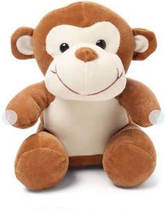 Adaraxx Plush Cute Sitting Monkey Stuffed Kids Toys | Home Office and ...