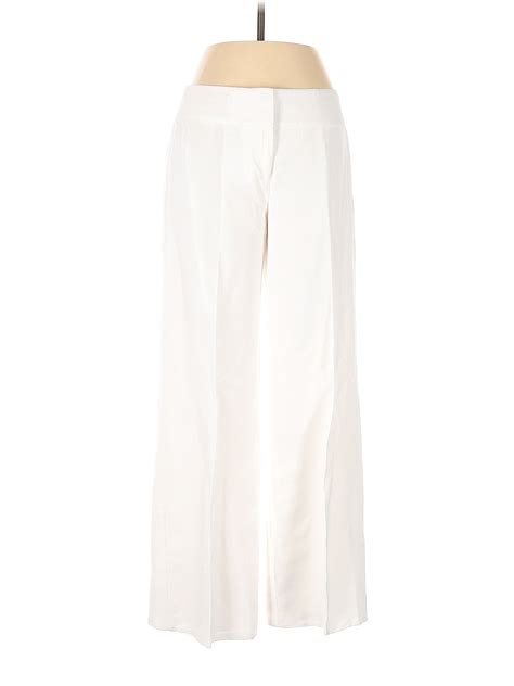 Ann Taylor LOFT Ivory Linen Pants Size 4 - 74% off | ThredUp