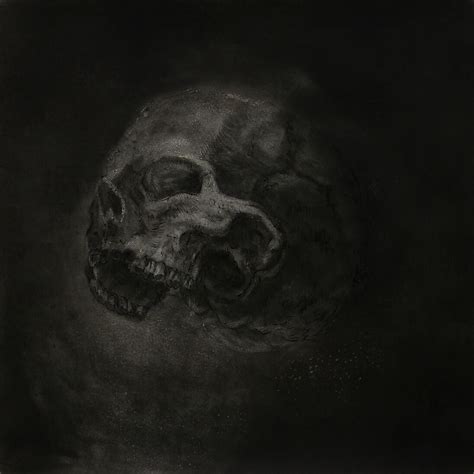 Dror Ben Ami, Untitled (Skull III), 2015, Charcoal on paper, 50 x 50 cm ...