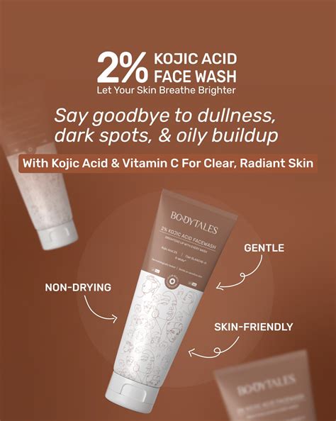 Best Kojic Acid Face Wash in India | Gentle Daily Cleanser for Tan ...