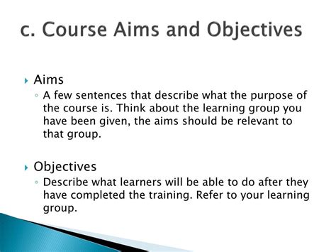 Image result for Course Aims Target