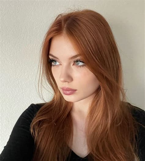 deep red orange hair