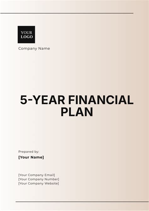 Financial Plan Template Example 的图像结果