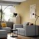 JÄTTEBO 2-seat modular sofa, with headrest/Tonerud grey - IKEA