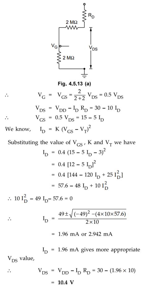 Biasing of MOSFET - Solved Example Problems