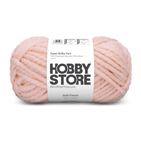 Super Bulky Yarn by Hobby Store - Soft Peach 9007 – Magic Needles