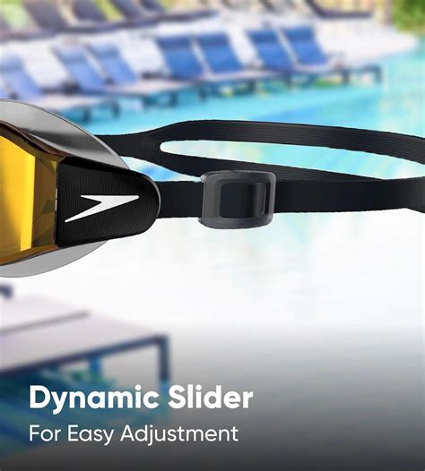 Buy Speedo Mariner Pro Mirror Black-Orange Swim Goggles Online | Speedo ...