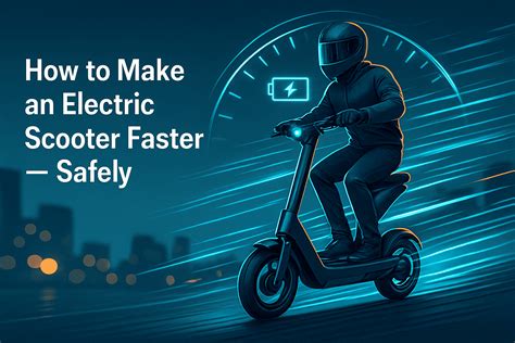 How to Make an Electric Scooter Faster