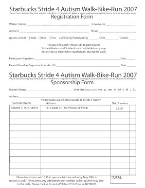 Fillable Online Registration sponsor form Fax Email Print - pdfFiller