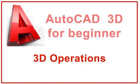 AutoCAD 3D Tutorials 的图像结果