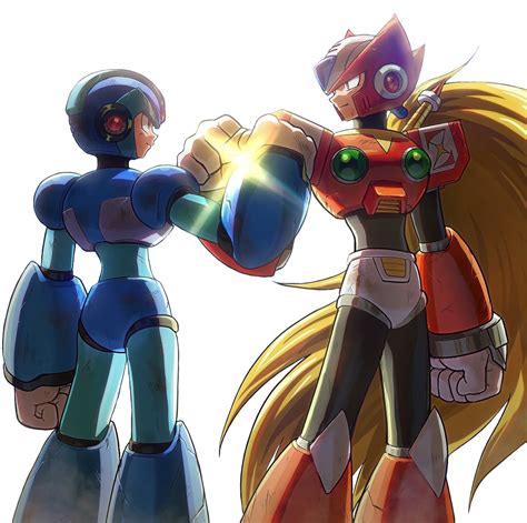 Megaman X and Zero [Render] by ThusSpokeTheAuthor on DeviantArt