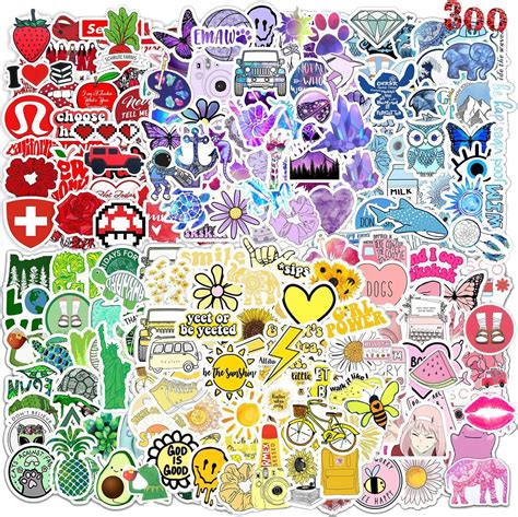 Water Bottle Stickers 300 pcs Aesthetic Stickers for India | Ubuy
