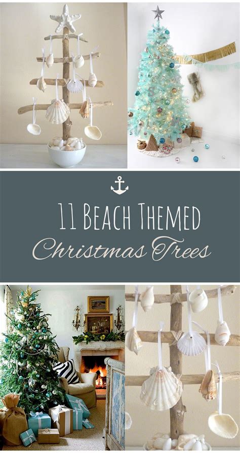 10 Beach Themed Christmas Trees | Christmas tree themes, Christmas ...