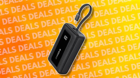 Anker's compact 20,000mAh power bank with built-in USB-C cable is $34 ...
