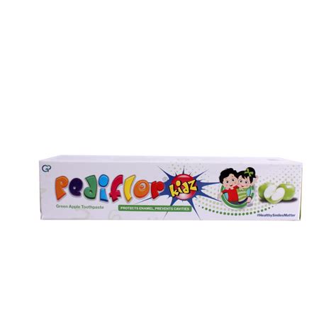 Pediflor Kidz Green Apple Tooth Paste 70 gm : Amazon.in: Health ...