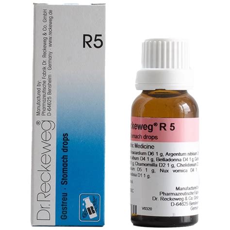 Buy Dr. Reckeweg R5 Stomach and Digestion Drops 22ml for Gastritis ...