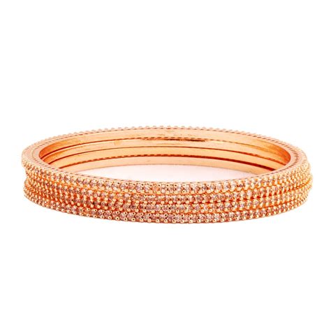 Rose gold Bangles - PD002B22 – Pihtara Jewels