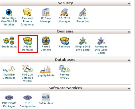 Image result for Domain cPanel