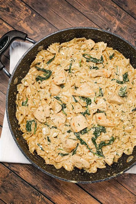 Chicken spinach alfredo – Artofit