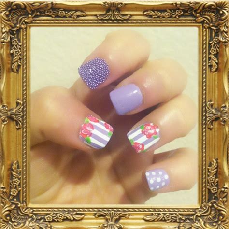 Image result for Lavender Nail Tutorials