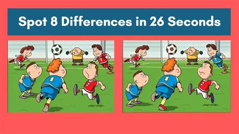 Spot The Difference: Can You spot 8 differences between the two images ...