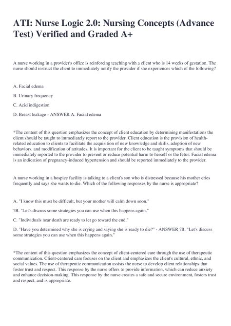 What Are Nursing Concepts Ati at Willard Corey blog