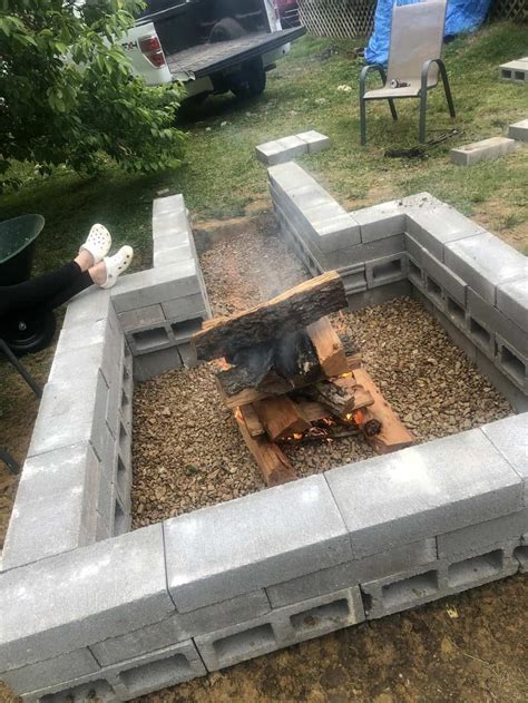 Fire Pit From Cinder Blocks
