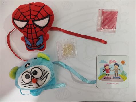 CraftVatika Rakhi for Kids | Set of 2 for Brother | Cartoon Kids Rakhi ...