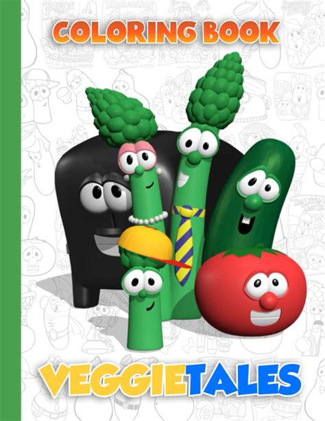 Buy VeggièTalés Coloring Book: Amazing Drawings - All Characters ...