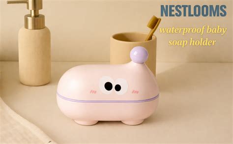 Nestlooms Cartoon Soap Case Bathtub Soap Box, Soap Dish Holder for Kids ...
