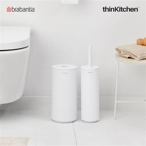 Buy Brabantia Mindset Toilet Accessory Set Set Of 3 White Online at ...