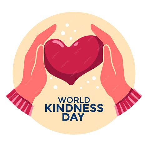 Premium Vector | World Kindness Day Concept Hand Drawn Illustration