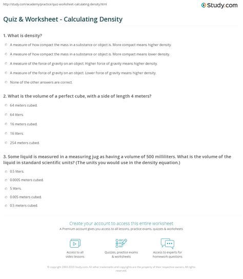 Image result for Density Practice Problems