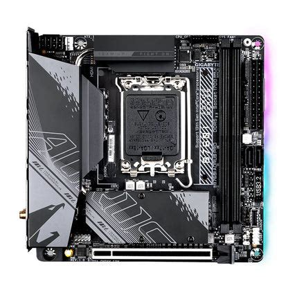 Gigabyte B760I AORUS PRO DDR5 Mini-ITX Wi-Fi 6E Gaming Motherboard ...