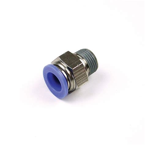 Primefit PC1238M Air Push to Connect 3/8-Inch Male NPT Union Fitting ...