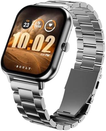 Noise Canvas Smart Watch with 1.96" Vivid Display, Functional Crown, BT ...