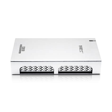 元谷S3610台式机移动硬盘盒3.5英寸桌面存储盒TypeC双接口高速 银色 USB3.1+eSATA - 元谷科技