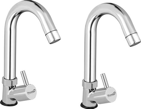 Prestige Brass Turbo Swan Neck Taps for Sink/wash basin 360 Degree ...