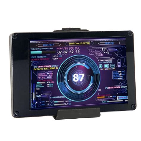 Adium 3.5 Inch IPS USB Mini Screen, Computer Temperature Display Type C ...