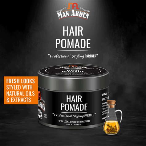 Buy MAN ARDEN HAIR POMADE CREAM PROFESSIONAL STYLING FOR ANTI FRIZZ ...
